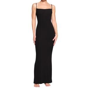 SKIMS Soft Lounge Long Slip Dress – Onyx – Size XS – NWT
